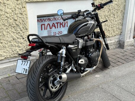 2025 Triumph Speed Twin, чёрный, 1190000 рублей, вид 3