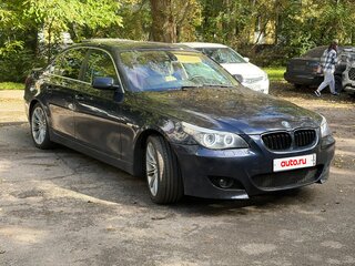 2008 BMW 5 серии 520d V (E60/E61) Рестайлинг, синий, 900000 рублей, вид 4