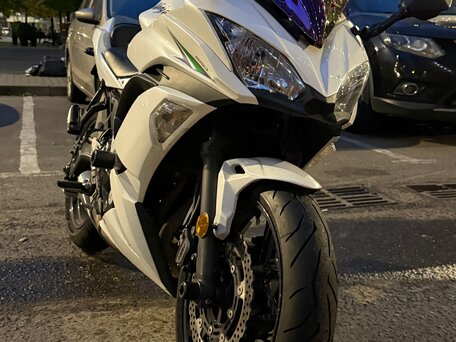 2017 Kawasaki ER-6F (Ninja 650R), белый, 650000 рублей, вид 1