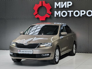 2018 Skoda Rapid I Рестайлинг, бежевый, 1330000 рублей, вид 1
