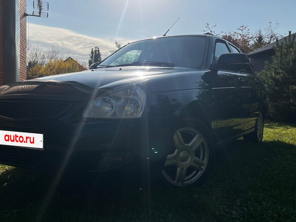 2012 Lada (ВАЗ) Priora I, чёрный, 399900 рублей - вид 4