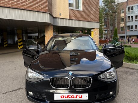 2013 BMW 1 серии 116i II (F20/F21), чёрный, 960000 рублей, вид 2
