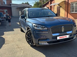 2019 Lincoln Aviator II, синий, 3350000 рублей, вид 3