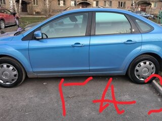 2008 Ford Focus II Рестайлинг, голубой, 950000 рублей, вид 1