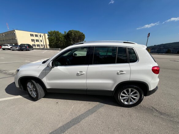 2012 Volkswagen Tiguan I Рестайлинг, белый - вид 5