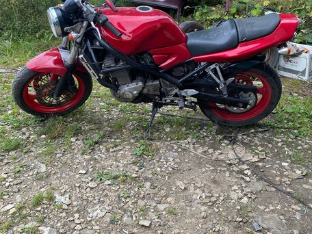 1997 Suzuki Bandit GSF 400, красный, 150000 рублей, вид 1