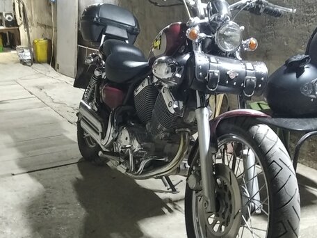 1993 Yamaha XV400 Virago, красный, 300000 рублей, вид 3