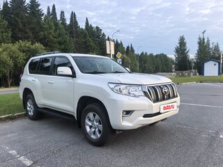 2021 Toyota Land Cruiser Prado 150 Series Рестайлинг 3, белый, 5430000 рублей, вид 4