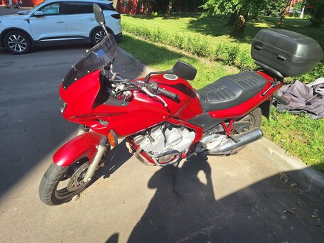 1998 Yamaha XJ600, красный, 245000 рублей, вид 2
