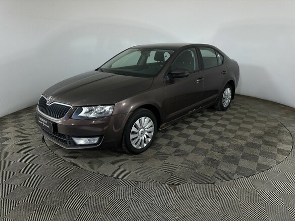 2015 Skoda Octavia III (A7), коричневый