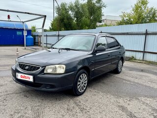 2006 Hyundai Accent ТагАЗ II, чёрный, 320000 рублей, вид 1