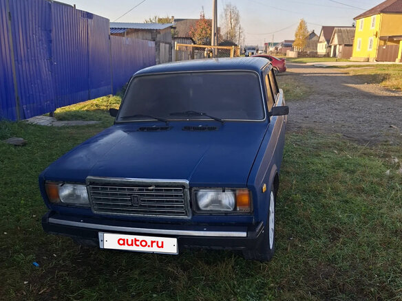 2001 Lada (ВАЗ) 2107, синий, 150000 рублей