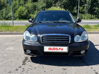 2006 Hyundai Sonata ТагАЗ IV (EF) Рестайлинг, чёрный, 300000 рублей, вид 2
