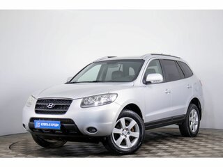 2008 Hyundai Santa Fe II, серебристый, 1129000 рублей, вид 3