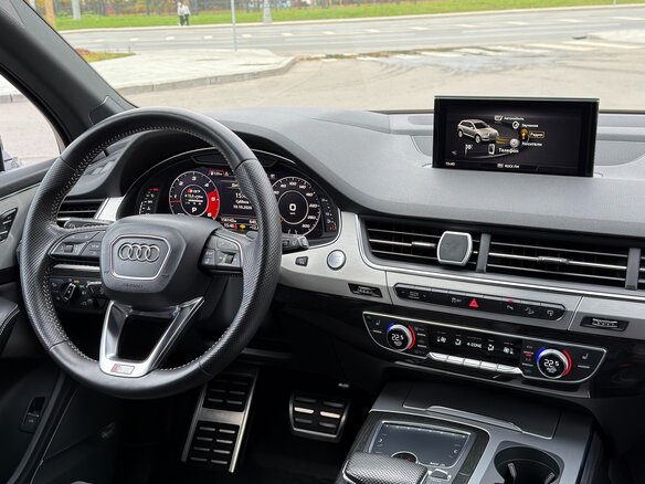 2016 Audi Q7 II (4M), серый, 4350000 рублей - вид 11