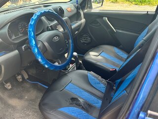 2017 Lada (ВАЗ) Granta I, синий, 430000 рублей, вид 4