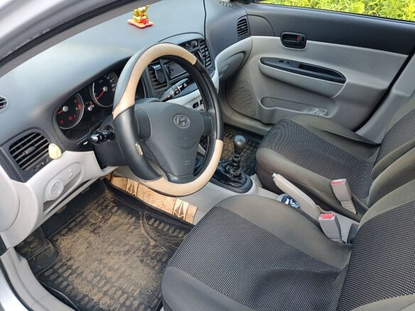 2008 Hyundai Verna II, серебристый - вид 5