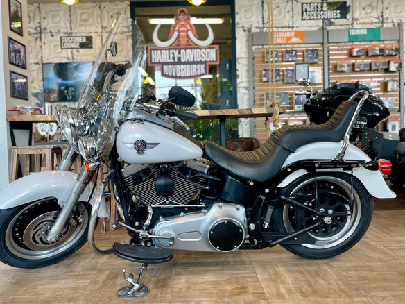 2011 Harley-Davidson Fat Boy, белый - вид 17