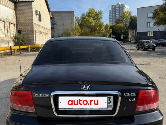 2007 Hyundai Sonata ТагАЗ IV (EF) Рестайлинг, чёрный, 470000 рублей - вид 6