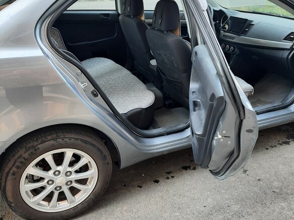 2012 Mitsubishi Lancer X Рестайлинг, серый - вид 10