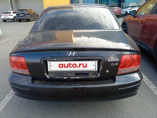 2007 Hyundai Sonata ТагАЗ IV (EF) Рестайлинг, чёрный, 245000 рублей, вид 4