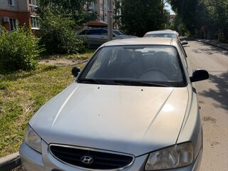 2011 Hyundai Accent ТагАЗ II, серебристый, 350000 рублей, вид 1