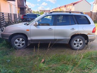 2001 Hyundai Santa Fe I, серебристый, 430000 рублей, вид 4
