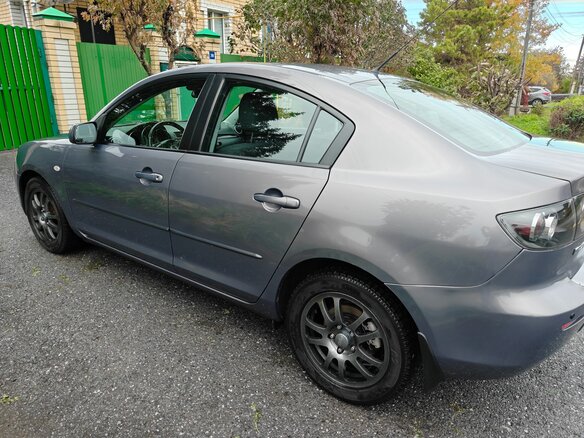 2008 Mazda 3 4-speed I (BK) Рестайлинг, серый, 830000 рублей - вид 1