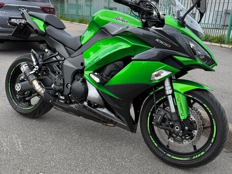 2017 Kawasaki Ninja 1000 SX, зелёный, 980000 рублей, вид 1