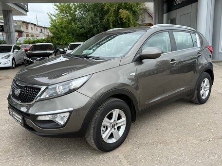 2014 Kia Sportage III Рестайлинг, серый, 1365000 рублей, вид 2