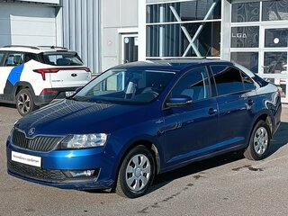 2019 Skoda Rapid I Рестайлинг, синий, 1085000 рублей, вид 1