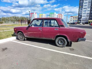 2003 Lada (ВАЗ) 2107, пурпурный, 45000 рублей, вид 2