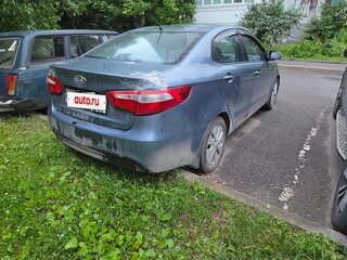 2013 Kia Rio 4-speed III, голубой, 498000 рублей, вид 4
