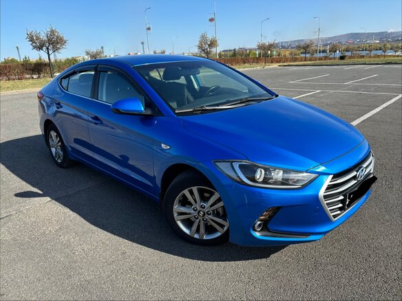 2016 Hyundai Elantra VI (AD), синий, 1320000 рублей - вид 8