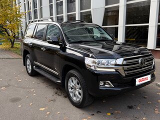 2016 Toyota Land Cruiser 200 Series Рестайлинг 2, чёрный, 7530000 рублей, вид 2
