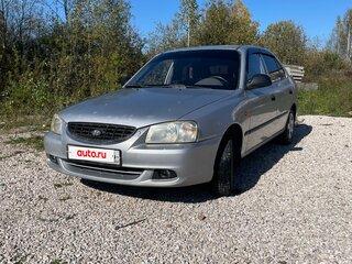 2006 Hyundai Accent ТагАЗ II, серебристый, 430000 рублей, вид 2
