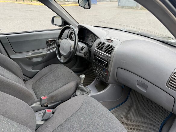 2004 Hyundai Accent ТагАЗ II, чёрный