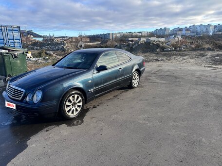 1998 Mercedes-Benz CLK-Класс 200 I (W208), синий, 280000 рублей, вид 2