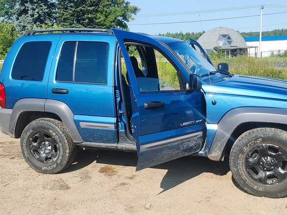 2003 Jeep Liberty (North America) I, синий, 510000 рублей - вид 2
