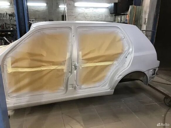 1993 Volkswagen Golf III, голубой, 440000 рублей - вид 13