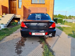 2006 Kia Spectra I Рестайлинг 2, чёрный, 210000 рублей, вид 4