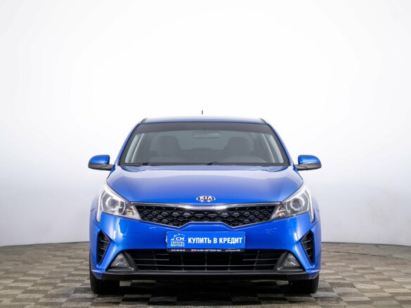 2020 Kia Rio IV Рестайлинг, синий, 1649000 рублей - вид 1