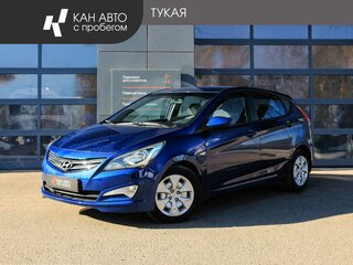 2016 Hyundai Solaris I Рестайлинг, синий, 1100000 рублей, вид 1