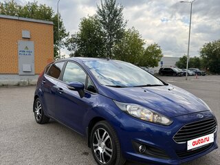 2016 Ford Fiesta Mk6 Рестайлинг, синий, 750000 рублей, вид 3