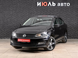 2017 Volkswagen Polo V Рестайлинг, чёрный, 1100000 рублей, вид 1