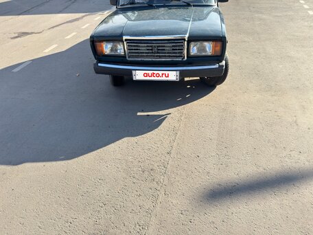 2009 Lada (ВАЗ) 2107, зелёный, 120000 рублей, вид 2