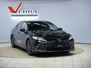 2021 Toyota Camry VIII (XV70) Рестайлинг, чёрный, 2970000 рублей, вид 3