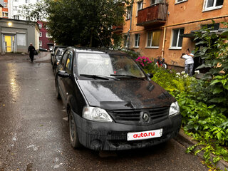 2007 Renault Logan I, серый, 170000 рублей, вид 1