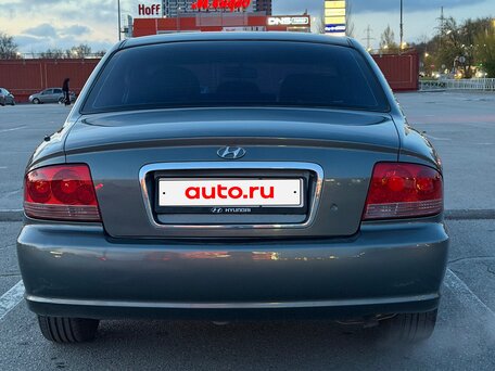2006 Hyundai Sonata ТагАЗ IV (EF) Рестайлинг, серый, 600000 рублей, вид 4