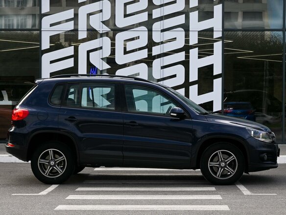 2012 Volkswagen Tiguan I Рестайлинг, синий, 799000 рублей - вид 4